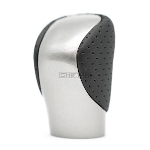 SHIFTIN Gear Shift Knob Shifter for Lexus ES GS GX NX RC RX IS500 200t 300 350 450h 450hL 350L | Aftermarket Replacement for OEM Lever Handle (Black Leather/Gray Silver) by SHIFTIN - Used condition - Image 5