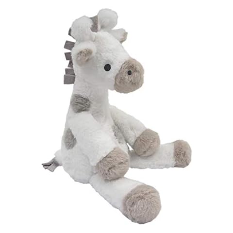 Lambs & Ivy Signature Goodnight Giraffe Moonbeams Plush Giraffe Stuffed Animal 11.5 Inch - Millie - Gray/White Cover