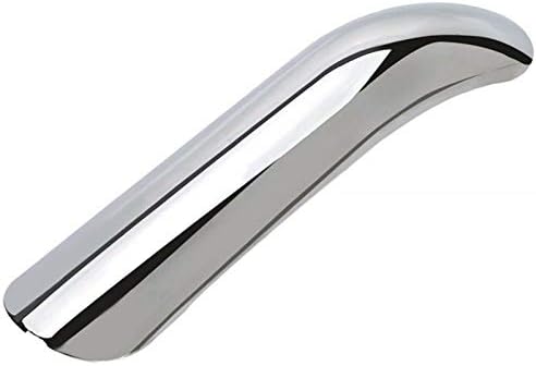 Chrome Motorcycle Curve Exhaust Heat Shield Heel Guard Cover for Harley Honda Kawasaki Suzuki Yamaha Shadow CB VTX GN CG Custom