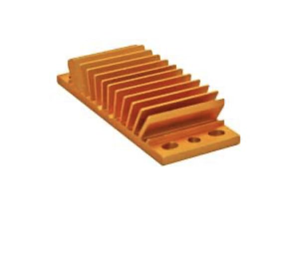 ATS-1184-C1-R0, Heat Sinks maxiFLOW Power Brick Heat Sink, Eighth Brick, Gold, T766, Hardware, 23x58x11.4mm