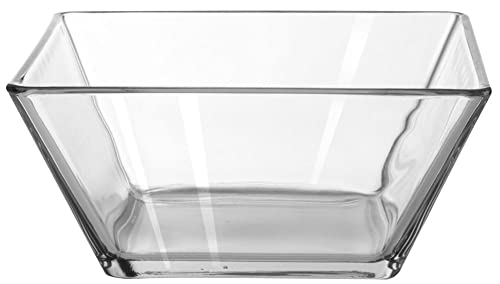 Libbey Crisa Tempo Square Bowl, 9 Inch Diameter - 4 Per Case. #TOP26