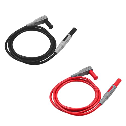POFET Multimeter Test Leads Kit 4mm Banana Plug to Test Hook Clips Wire Replaceable Precision Sharp Probes Set for Multimeter Electrical Testing - Image 3