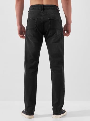 Image of Highlander Men Men's Straight Fit Jeans | Mid Rise | Stretchable | Designed for Comfort & Ease of Movement| Jeans for Man