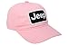 Jeep Premium Chino Twill Unstructured Embroidered Patch Hat for Women | Cap for Girls Pink
