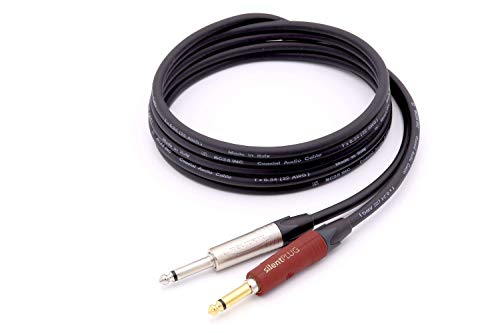 X-LEAD IC65PN030BK série PLATINUM, câble pour instruments professionnels de haute qualité pour guitare/basse/claviers – Jack/Jack - connecteurs Neutrik - (3 m, noir) - MADE IN ITALY By INCO - Image 4