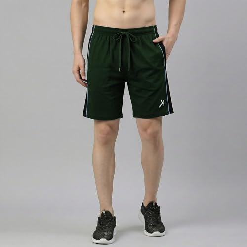 Image of Amul Comfy Men Ultra Soft Cotton-Rich Drawstring Lounge Shorts