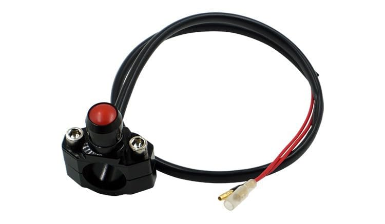 Interruptor de apagado de arranque de motor de motocicleta, interruptor de apagado CNC universal para ATV, Dirt Pit Bike, scooter, Quad 12 V, 78