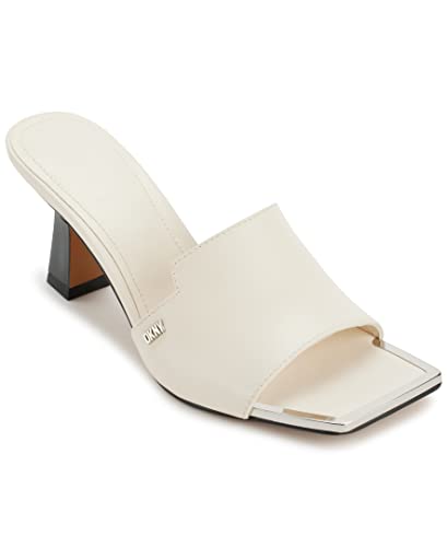 Image of DKNY Women's Kailyn Square Toe Heeled Sandal Mules | Casual Sandals