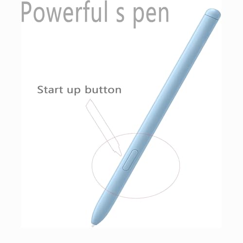 Image of Galaxy Tab S6 Lite S Pen Replacement + Free 5 Tips (Light Blue)
