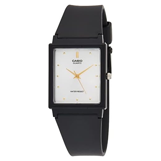 MQ38-7A Mens Rectangular Classic 3-Hand Analog Watch