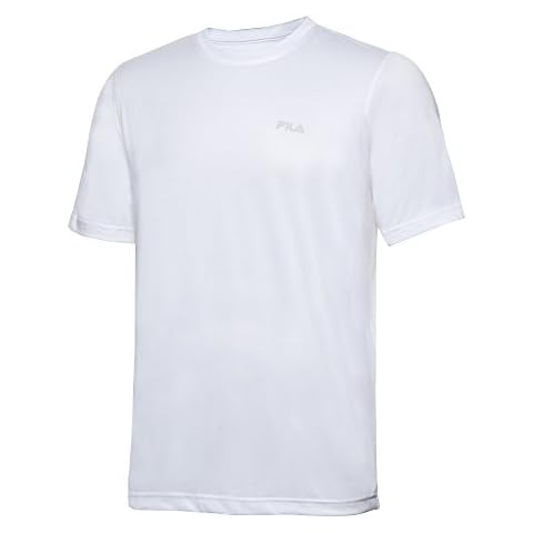 Fila Men's Short Sleeve Crew Shirt in White Cover