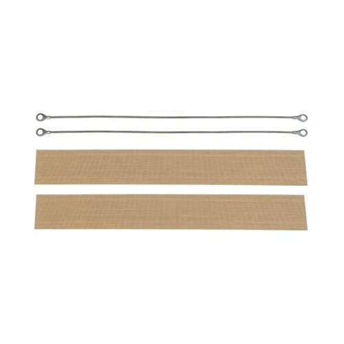 8" Hand Impulse Sealer Repair Kit 2 Element 2 Cloth Set Spare Parts