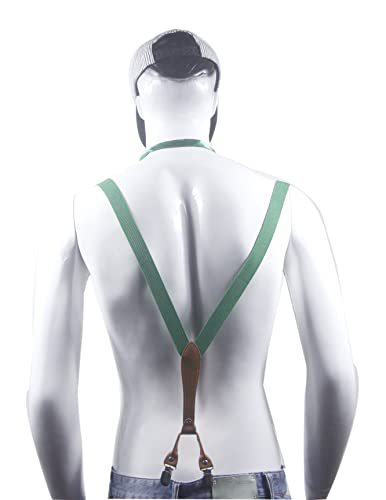Image of Men's Suspenders Bowtie Set Elastic Y Shape Style Women's Suspenders Bowtie For Wedding&Formal Events