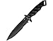 Halfbreed Blades Medium Infantry Knife HBBMIK01, black