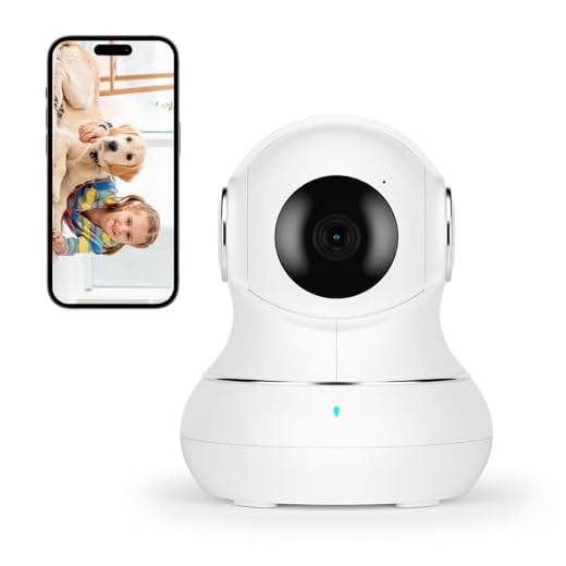 Little elf Überwachungskamera Innen, WLAN IP Kamera, 1080P WiFi Kamera Babyphone mit Nachtsicht, 2-Wege-Audio, Bewegungserkennung Heimkamera Unterstützt Fernalarm für Haustier/Baby/Ältere