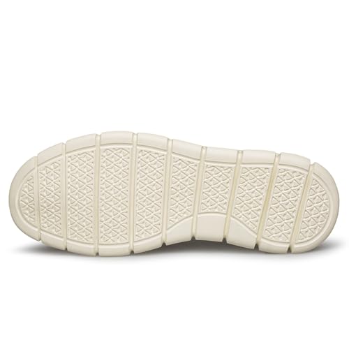 AFB Men's Slip-on Walking Shoes Casual Loafers Mesh Lightweight Breathable Fashion Running Sneakers Dark Grey4