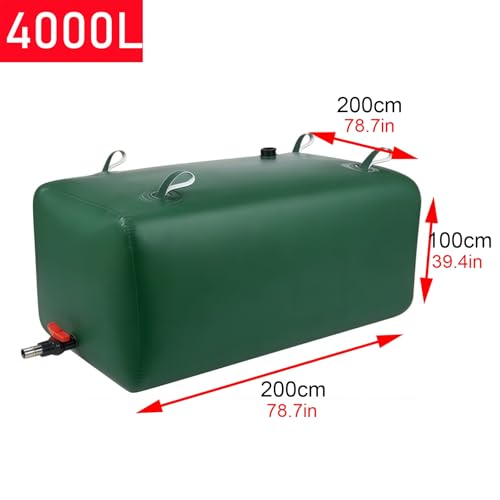 Citerne souple étanche et pliable en PVC alimentaire pour autonomie en eau 2000 L