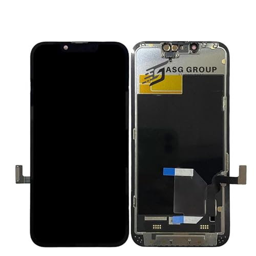 Image of Screen Replacement for iPhone 13 | IPS LCD FHD+ Display with Touch | 90Hz Smooth Refresh Rate | 680 nits Brightness | Face ID Working |