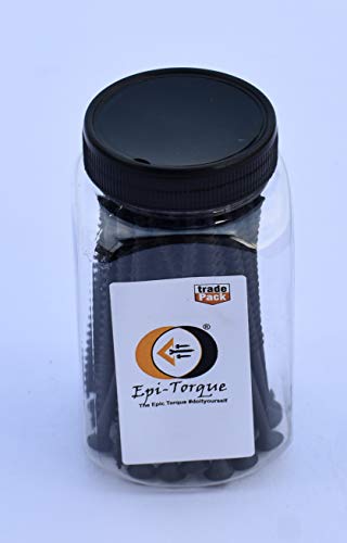 Image of Drywall Gypsum Black Screw Sharp Point Size #7 M4.2 X 100mm (Pack of 50 Pcs)