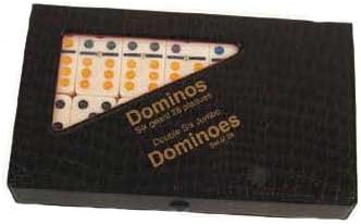 Hansen Jumbo Double Six Dominoes (Set of 28) Game