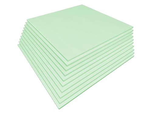 Styrodur Platten 10mm – 5 Stück 54x54cm – XPS Hartschaumplatten für Modellbau,...
