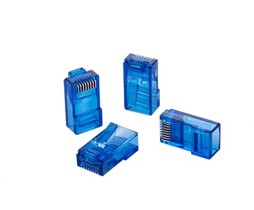 Conectores RJ-45 Cat6 UTP Pass-Through 50 unidades miniatura 5