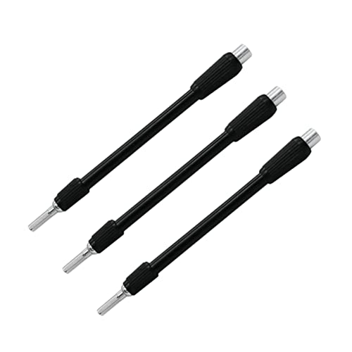 SEWOART 3pcs Flexible Extension Plastic Shaft Drill Bit Extender for Electric Drill