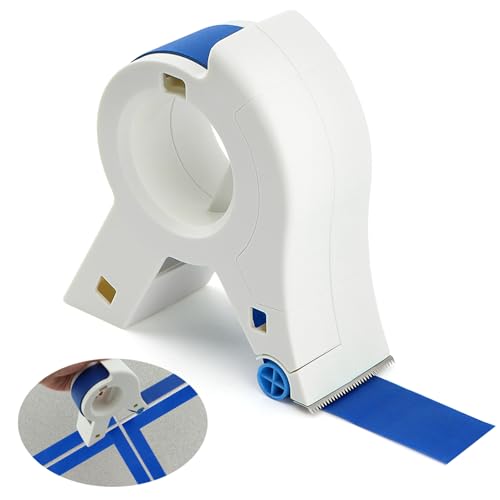 Image of Bibabala Paint Tape Dispenser, Portable Applicator for Painting Trim, Easy and Accurate Tape Application,Compact Design (Blue)