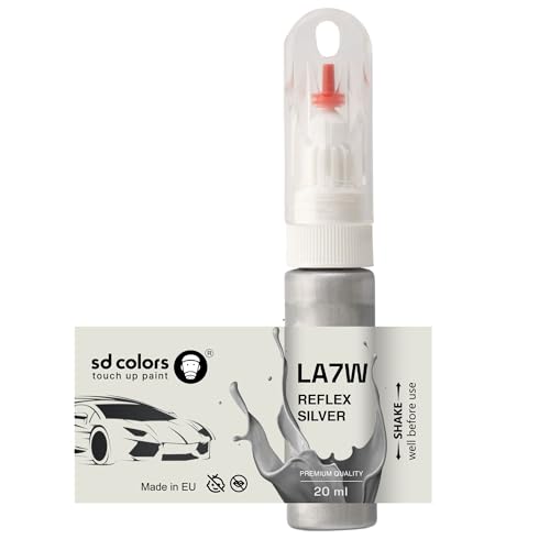SD COLORS Peinture De Retouche LY7W - Argenté Clair - 20 ML