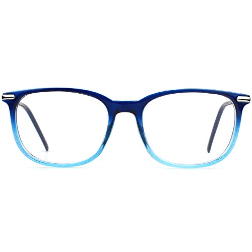 GQUEEN Fashion Fake Glasses Non Prescription Glasses Clear Lens Glasses Nerd Plain Frames Women Men, 201579