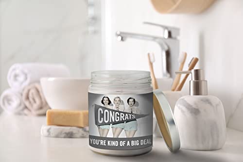 Congratulations Gifts For Women - 8 Oz. Soy Wax Candle - New Job Gifts, Promotion Gifts, Graduation Gifts For Women, Friends, Her - Unique Inspirational Appreciation Encouragement Gifts For Women #TOP3