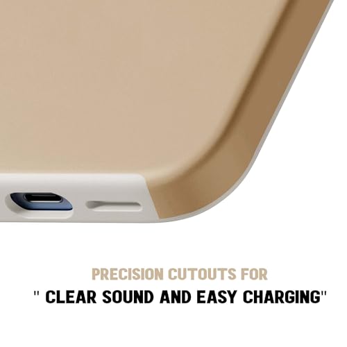 Image of Kratos Soft Silicone Case Cover Compatible with iPhone 15 Pro - Everyday Comfort Protection, Wireless Magnetic Charging Case with Raised Edge Camera & Screen Protection, Shock-Resistant Design