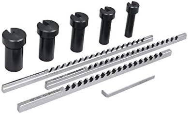 Accusize - No.00 HSS Keyway Broach Precision Sets In Fitted Aluminum Box, #5100-0001