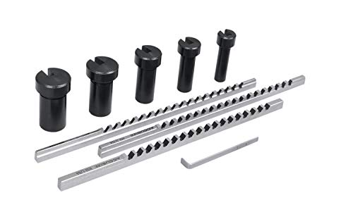 Accusize Industrial Tools No.00 Hss Keyway Broach Precision Sets in Fitted Wooden Box, 5100-0001