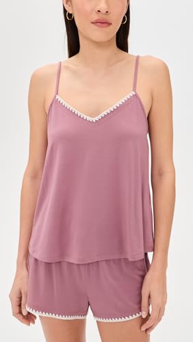 Image of Eberjey Women's Frida Whip Stitch Shorts PJ Set