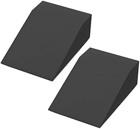 2 Pack Squat Wedge Blocks,Non Slip Professional Squat Ramp for He...