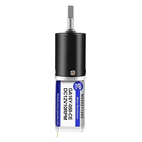 Moteur à engrenages planétaires GA16-050 12V DC 53.5RPM pour robotique