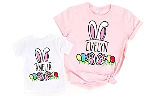 Easter Bunny Personalized Shirt for Kids