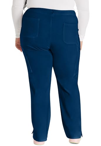 Dickies EDS Essentials Scrubs for Women, Drawstring Cargo Scrub Pants with Four-Way Stretch and Moisture Wicking DK010, S, Na Navy - image 7
