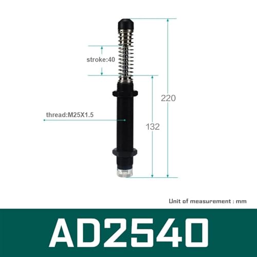 Amortisseur hydraulique réglable AD2540 pour vérin industriel - 2