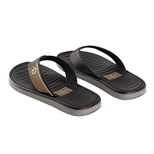 Chinelo Paris, Cartago, Masculino, Cinza/Preto, 43/44