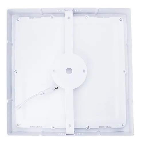 Kit 4 Painel Plafon Led 25w Quadrado Sobrepor Branco Frio Iluminação Decoração