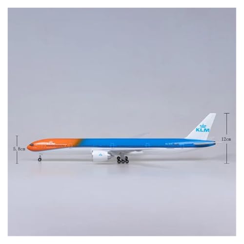 Maqueta B777 KLM escala 1/157 de resina soluciona falta de espacio con tren de aterrizaje 2
