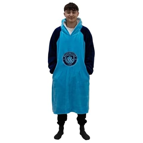 Manchester City Hugzee Oversized Hooded Fleece Cover