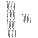 ULTECHNOVO 30pièces Boulons Ancrage Expansibles Inoxydable Chevilles De Fixation Robustes...