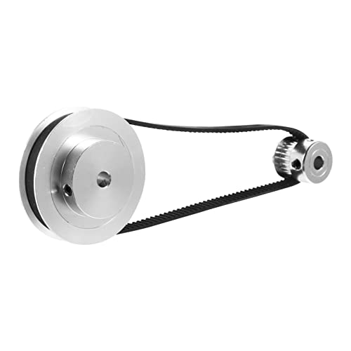 ULTECHNOVO 2 Sets Alloy Synchronous Wheels for Printer Accessories Reduction Gear Timing Belt Pulley