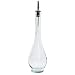 TableCraft Siena 16 Oz Green Tint Glass Oil Bottle - Dispenser For Olive Oil, Vinegar & Cooking Oils
