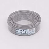 愛知電線 VVF ケーブル3芯 1.6mm 10m 灰色 VVF3×1.6M10
