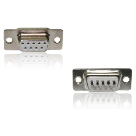 AAOTOKK DB9 Vis Bornier Adaptateur D-SUB 9 Broches RS232 Femelle à 9+1