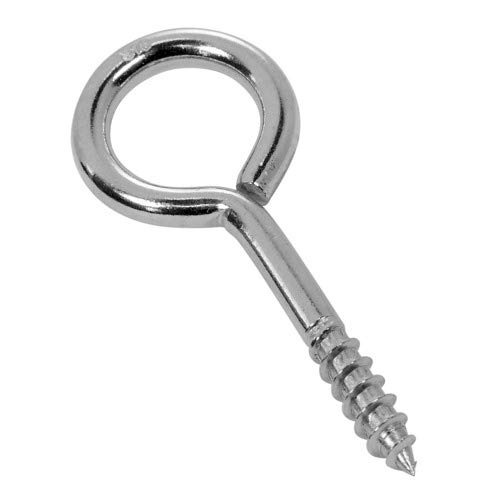 16mm Long screw eye - A4 (marine grade) Stainless - 5 pack